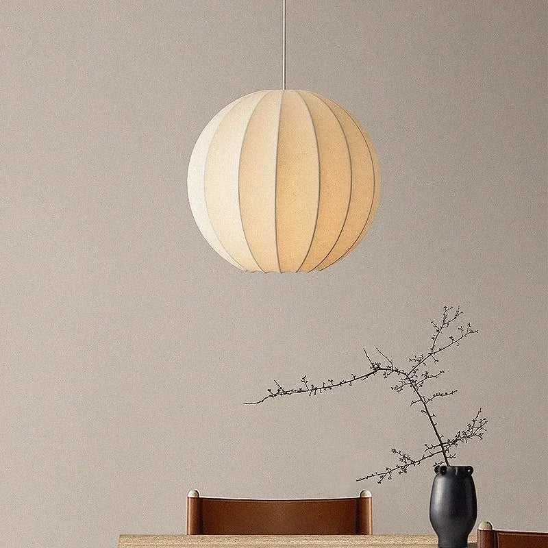 Wabi sabi nordic zijden hanglamp