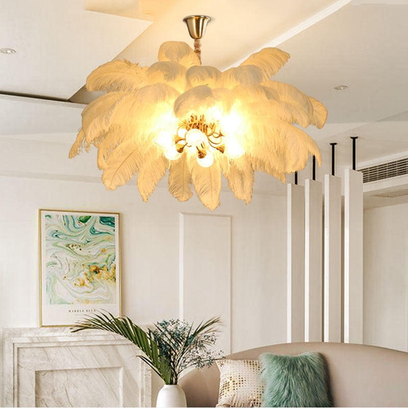 Feather Ceiling Light