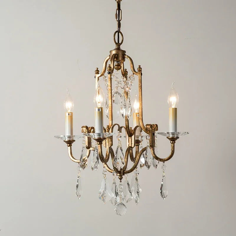 Grande gold country chandelier