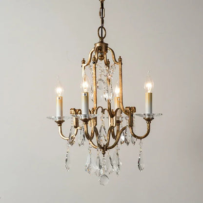 Grande gold country chandelier