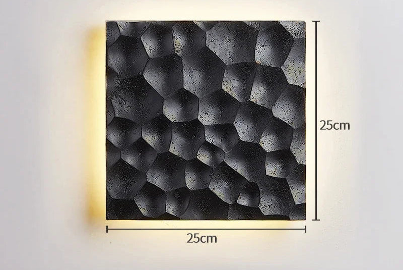 Applique murale décorative 3D Wabi-sabi