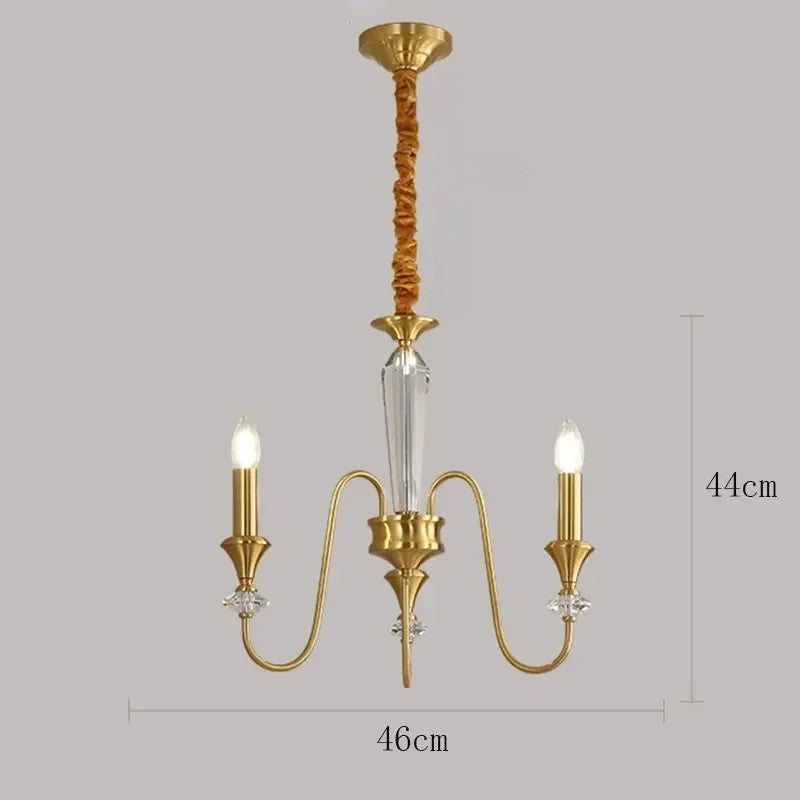 Boerderij kaarsen kroonluchter