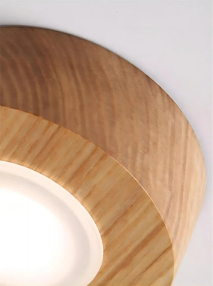 Walnut brass ceiling spotlight for kitchen island