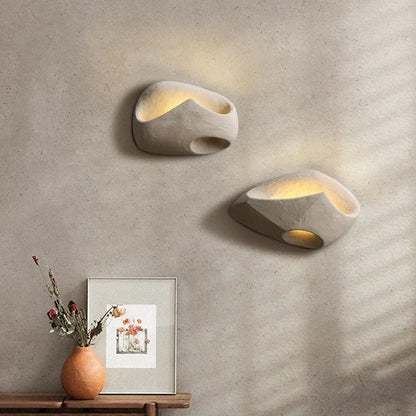 Wabi-sabi futuristic design wall lamp