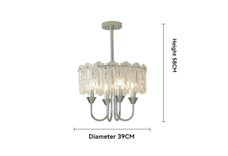 Französischer antiker Kristallleuchter für das Schlafzimmer