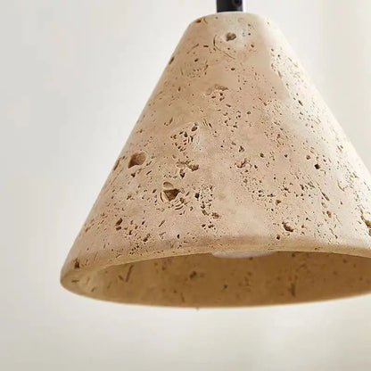 Suspension en pierre de caverne pour salle à manger