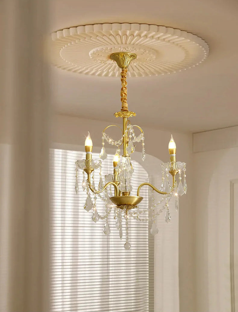 Parisian crystal room pendant