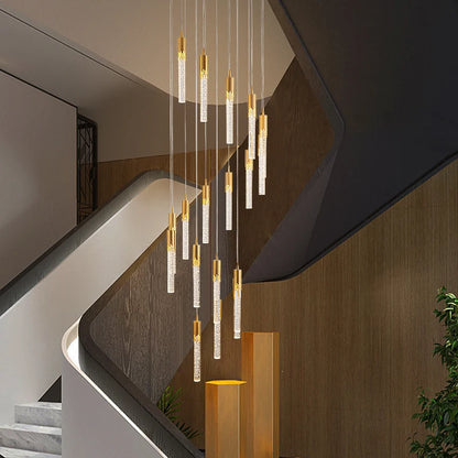 Nordic crystal villa chandelier