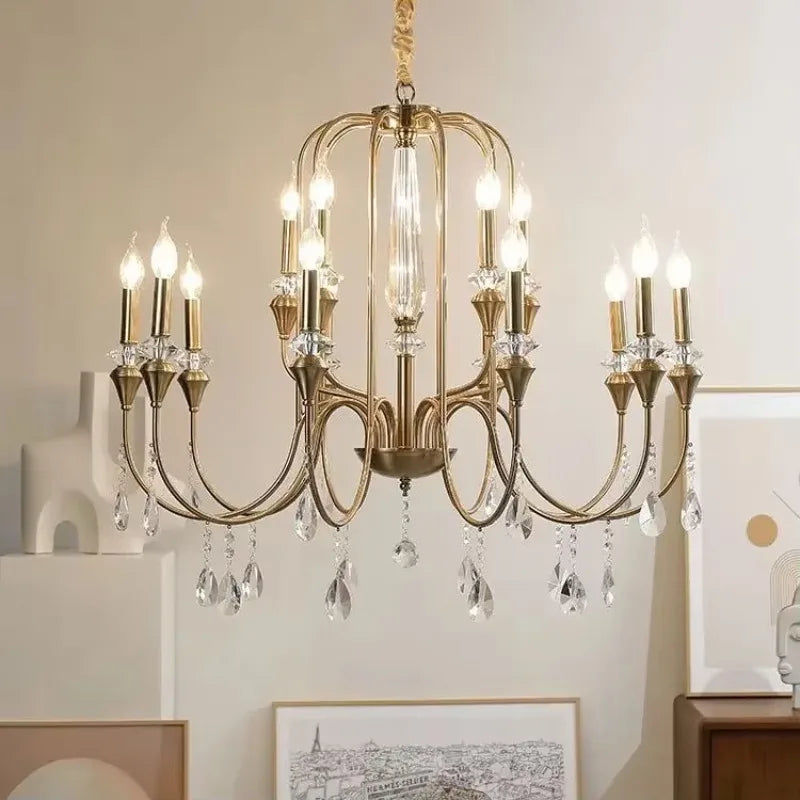 Postmoderne Kristall-Statement-Leuchte