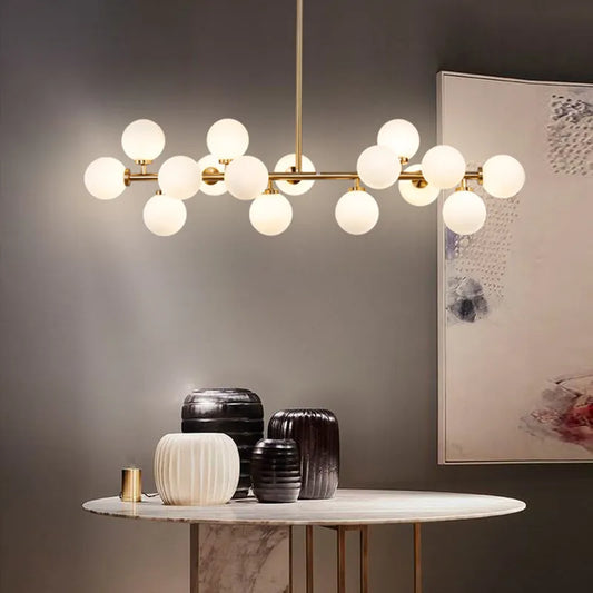 Nordic bulb chandelier for dining