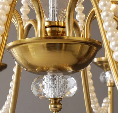 Lustre de hall d'entrée en cristal K9 e14