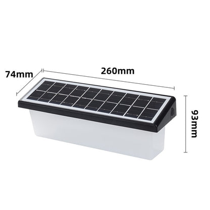 LUX Solar vägglampa