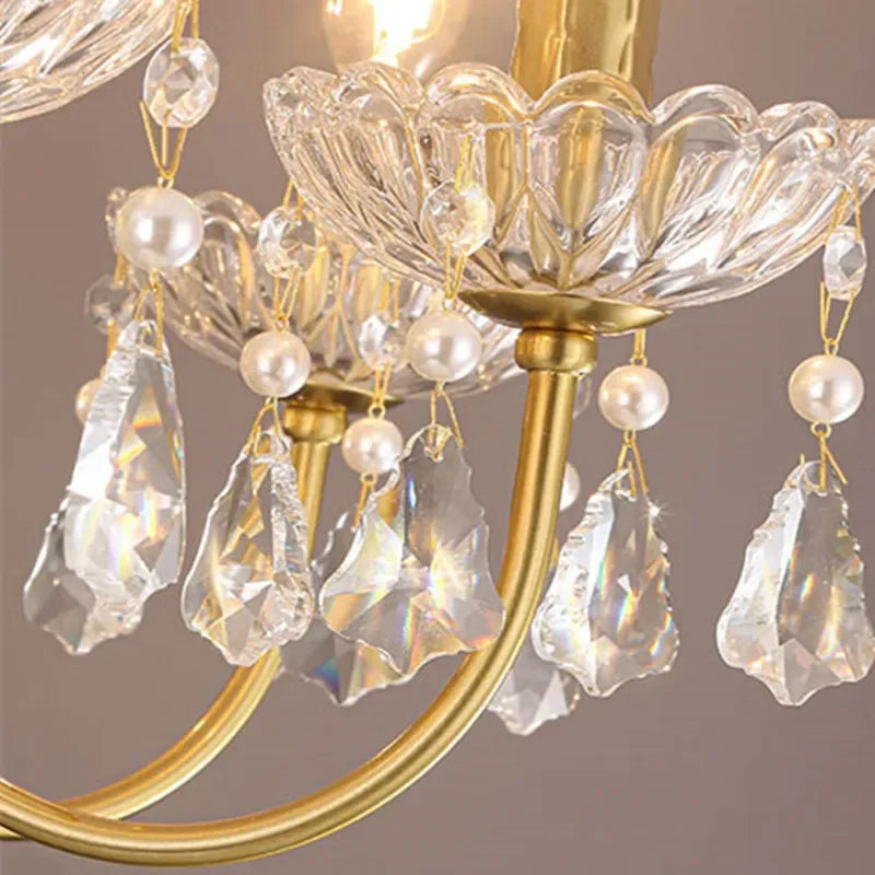 Villa crystal candle centerpiece