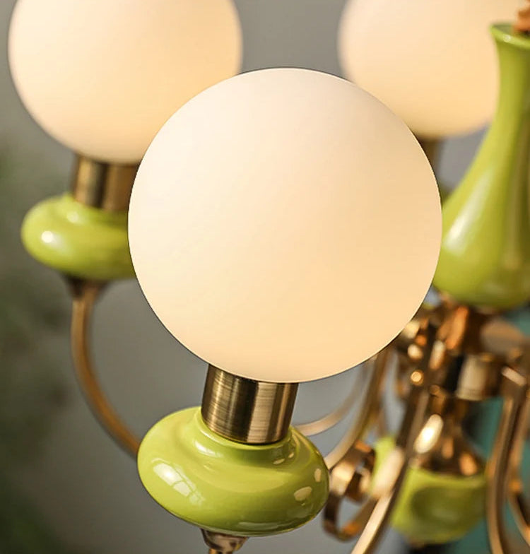 Pastorale crèmekleurige kroonluchter