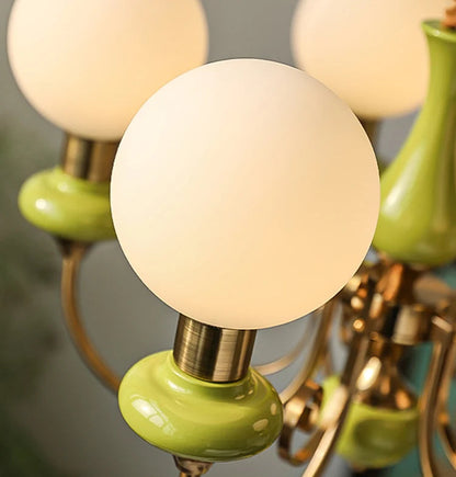 Pastorale crèmekleurige kroonluchter