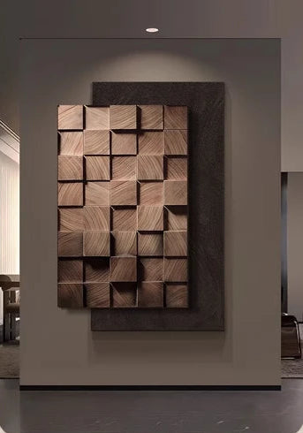 Geometrische 3D-design wandlamp voor aan de muur