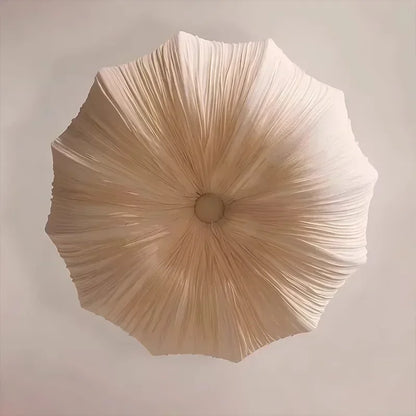 Fabric lotus boho chandelier