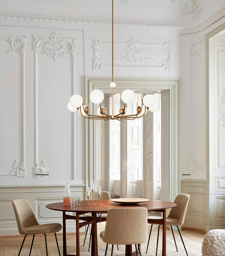 Suspension LED contemporaine