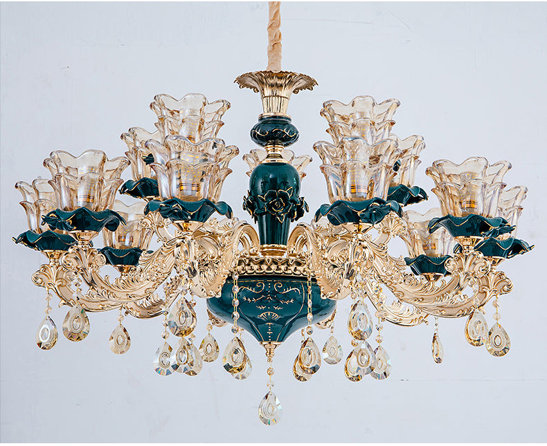 Vintage Ceramic Chandelier