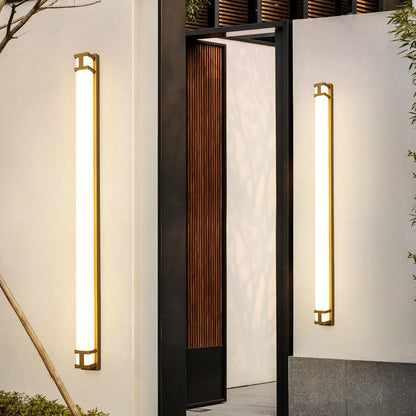 Gold Villa LED Outdoor Wall Light