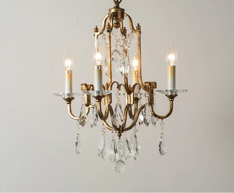 Grande gold country chandelier