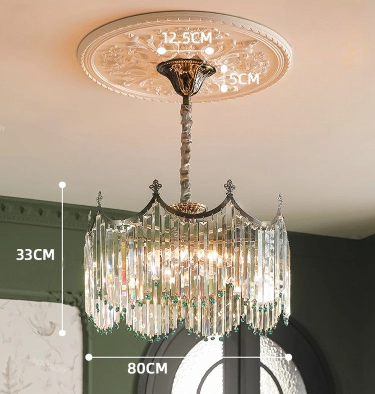 Antique style pendant light for bedroom