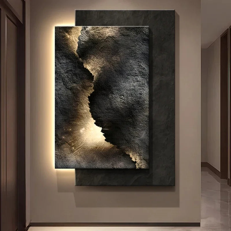 Crystal porcelain 3D design wall light