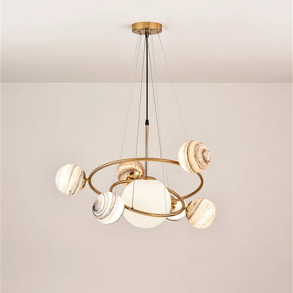 Cosmic loft statement chandelier