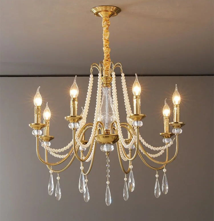 Lustre de hall d'entrée en cristal K9 e14