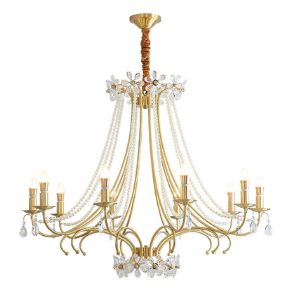 Parisian crystal salon fixture