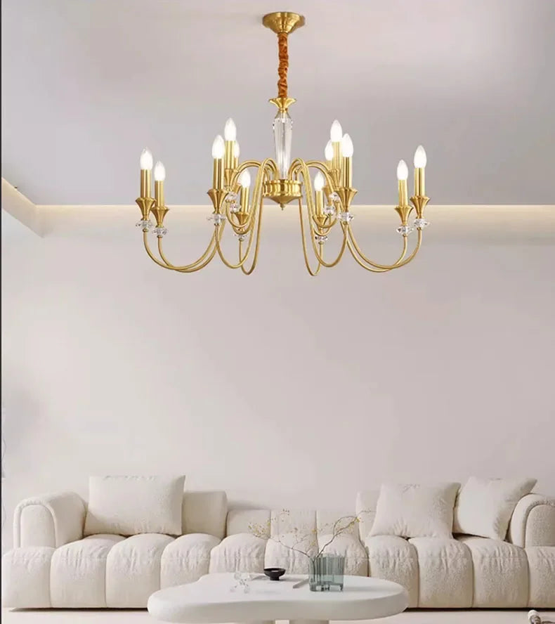 Boerderij kaarsen kroonluchter