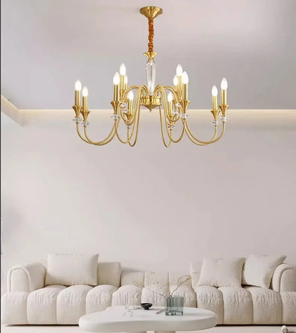 Boerderij kaarsen kroonluchter