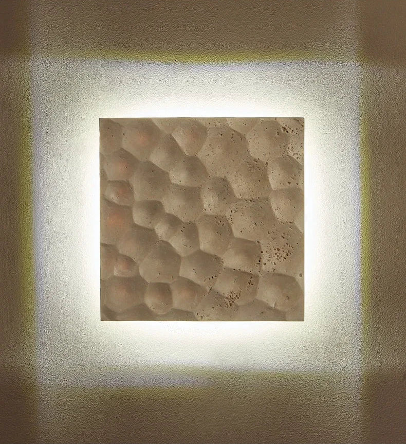 Applique murale décorative 3D Wabi-sabi