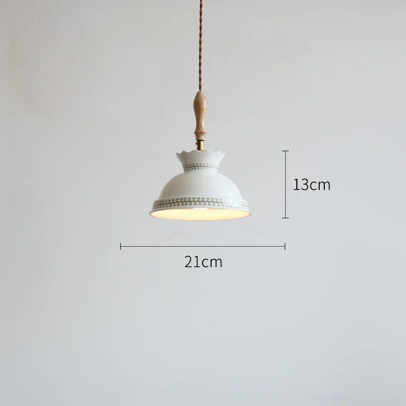 Butterfly keramische koperen LED-hanglamp voor de slaapkamer