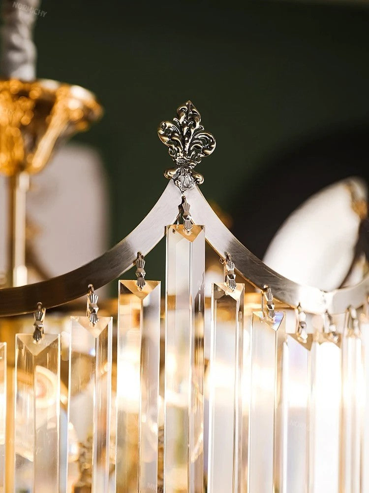 Antique style pendant light for bedroom