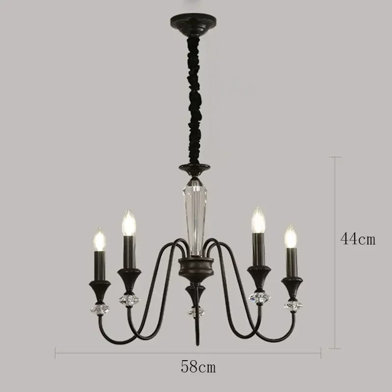 Boerderij kaarsen kroonluchter