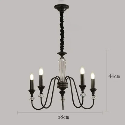 Boerderij kaarsen kroonluchter