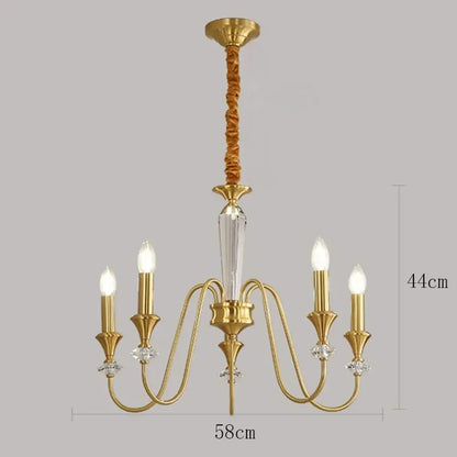 Boerderij kaarsen kroonluchter