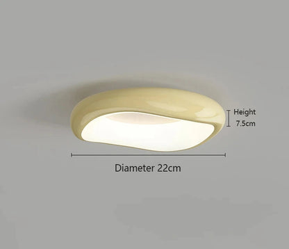 Moderne Deckenleuchte im Creme-Stil