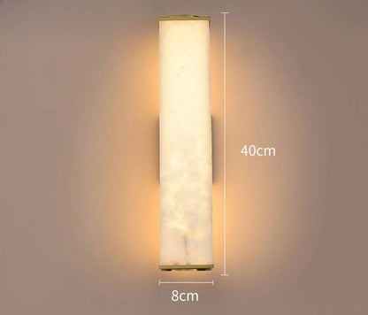 Luxe marmeren wandlamp