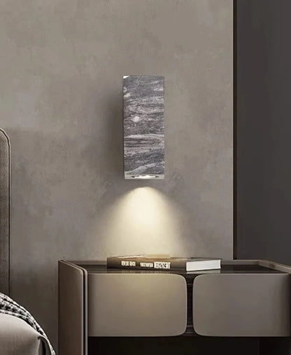 Wabi-sabi gray wall lamp