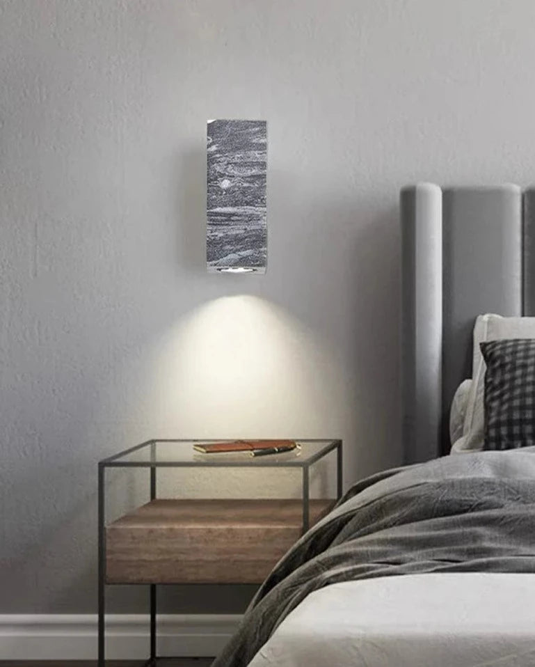 Wabi-sabi gray wall lamp