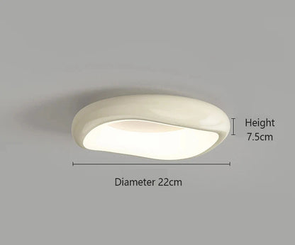 Moderne Deckenleuchte im Creme-Stil