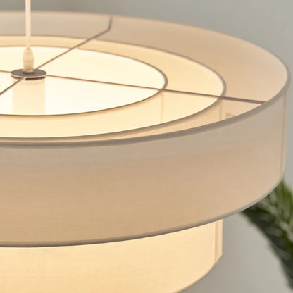 Suspension textile Zen pour chevet