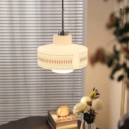 Suspension en verre blanc pour chambre à coucher et bar