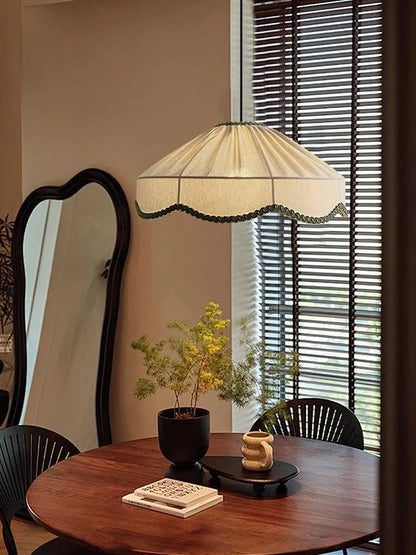 Wabi sabi fabric chandelier for dining and living room