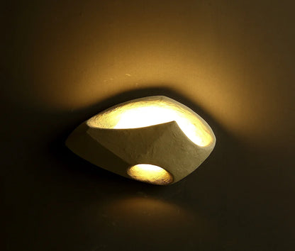 Wabi-sabi futuristic design wall lamp