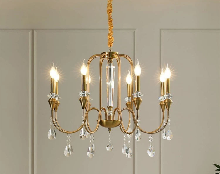 Élégant lustre en cristal