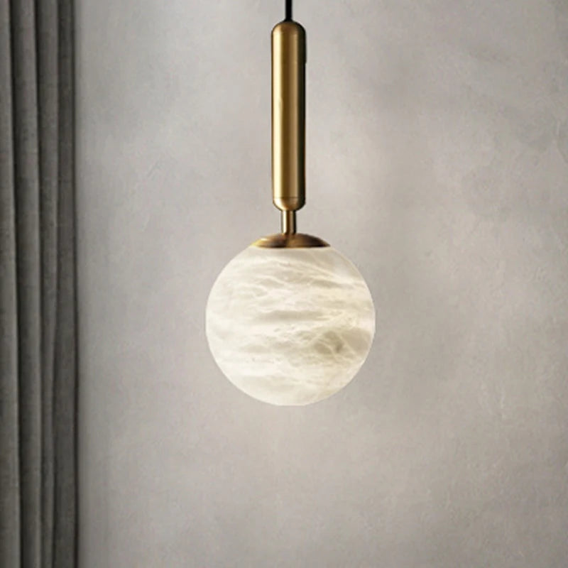 Marmer steen premium hanglamp