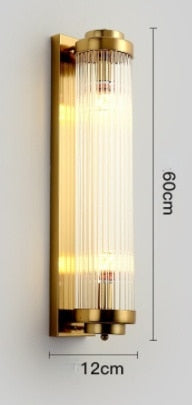 Moderne Kristal Gouden Wandlamp